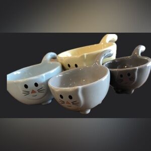 Cat Ceramic Measuring Cups Set